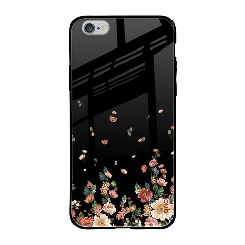 Floating Floral Print Glossy Case for Apple iPhone 6