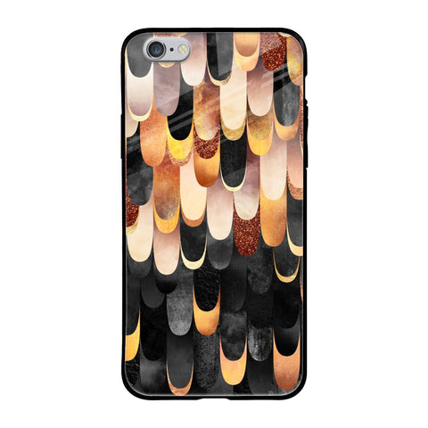 Bronze Abstract Glossy Case for iPhone 6