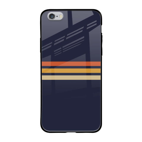 Tricolor Stripes Glossy Case For iPhone 6