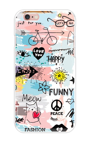 Happy Doodle Soft Cover for iPhone 6