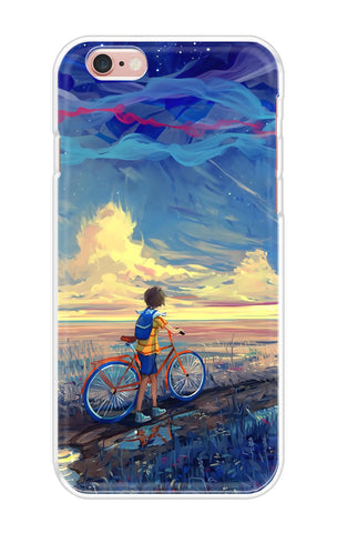 Riding Bicycle to Dreamland Soft Cover for iPhone 6