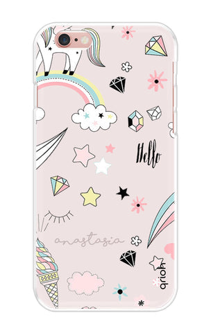 Unicorn Doodle Soft Cover For iPhone 6
