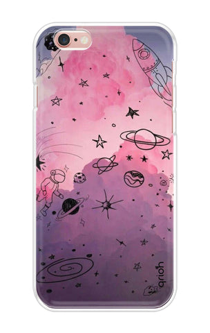 Space Doodles Art Soft Cover For iPhone 6