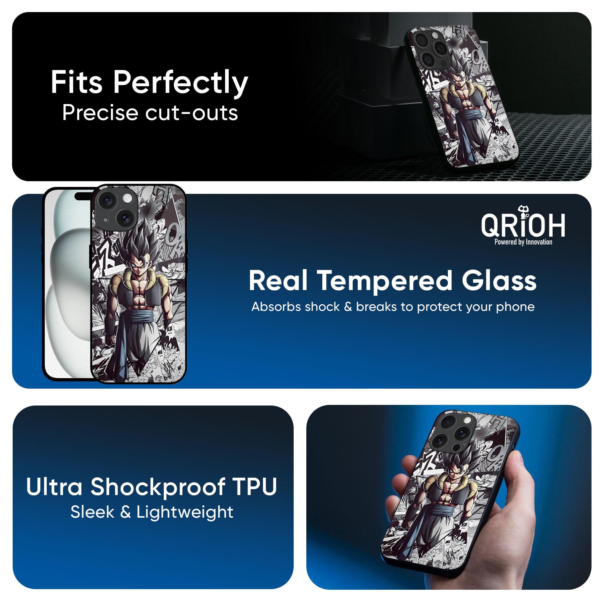 Dragon Anime Art Glass Case for iPhone 17 Pro Max