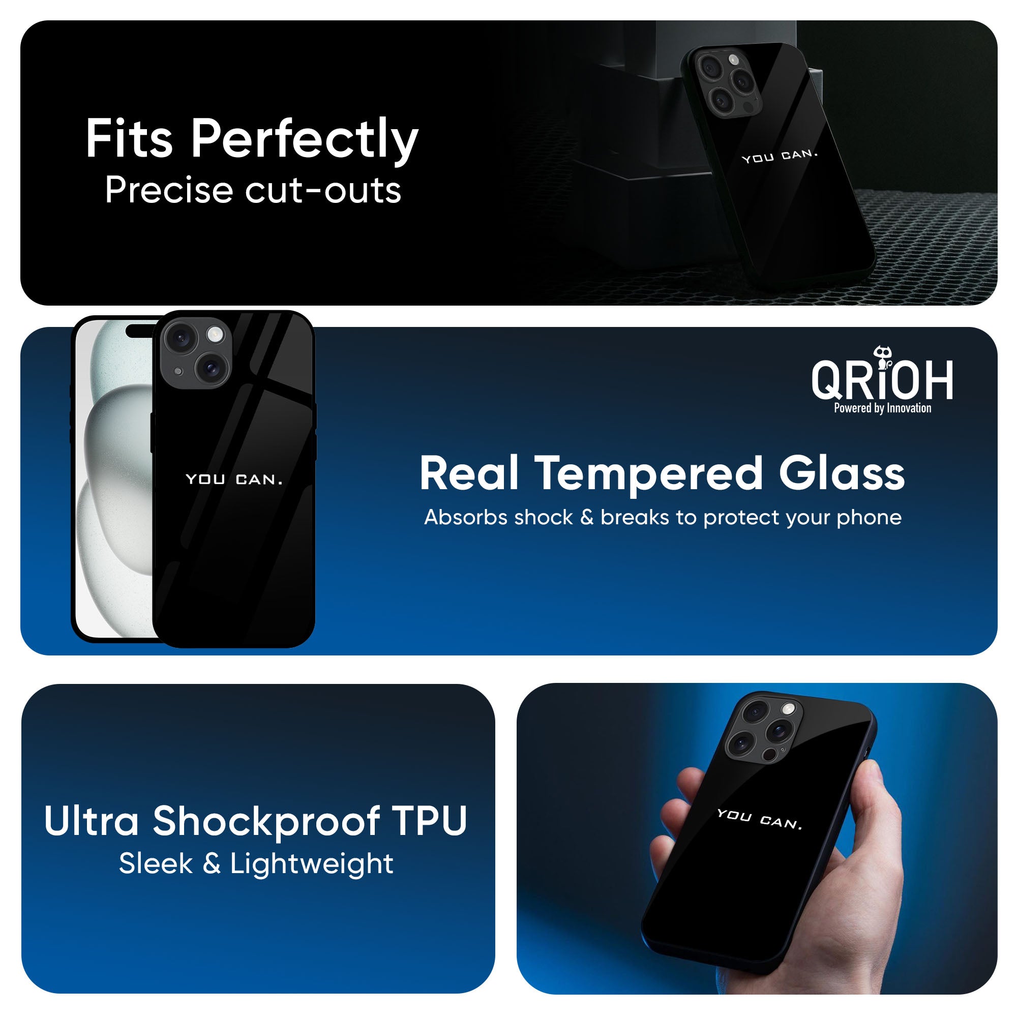 You Can Glass Case for iPhone 17 Pro Max