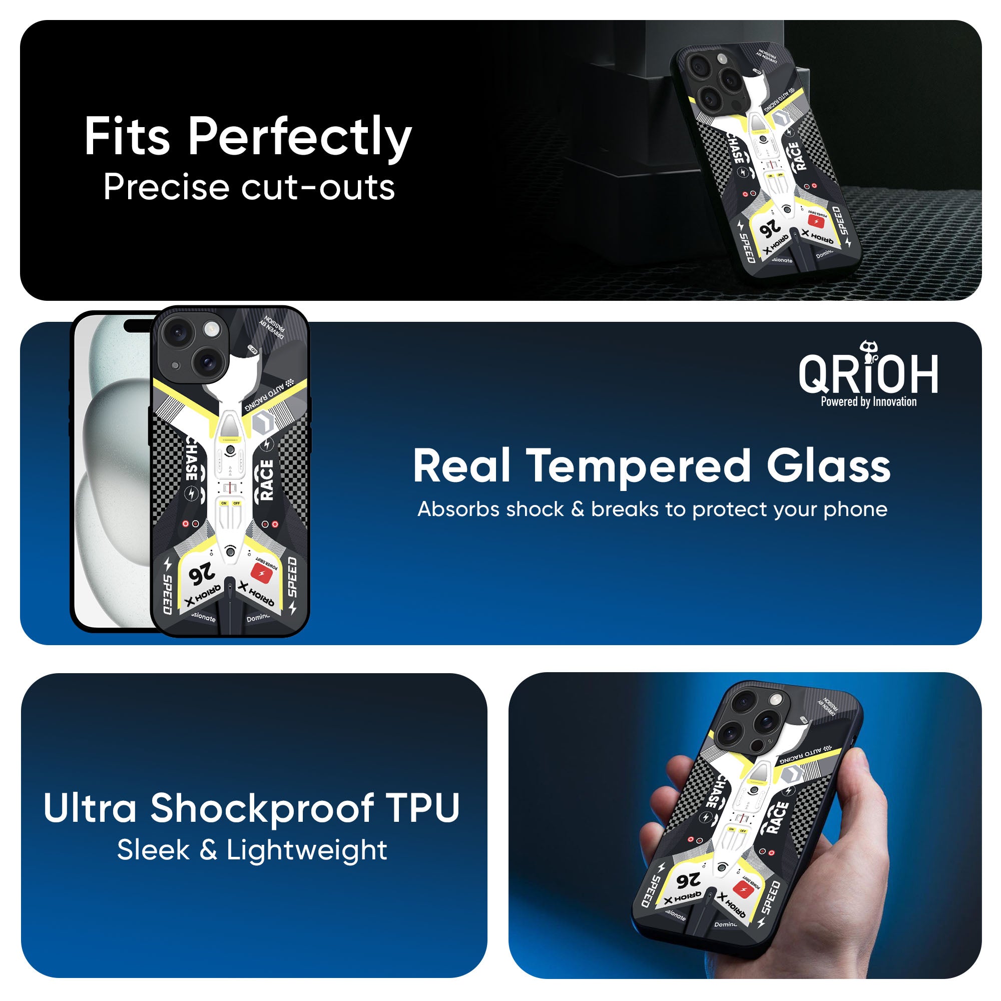 Car Enthusiast Glass Case for iPhone 17 Pro Max