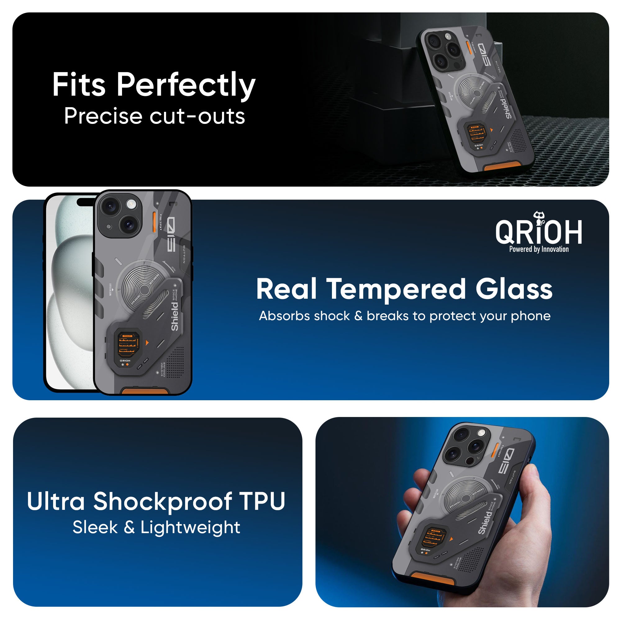 Tech Lifestyle Glass Case for iPhone 17 Pro Max