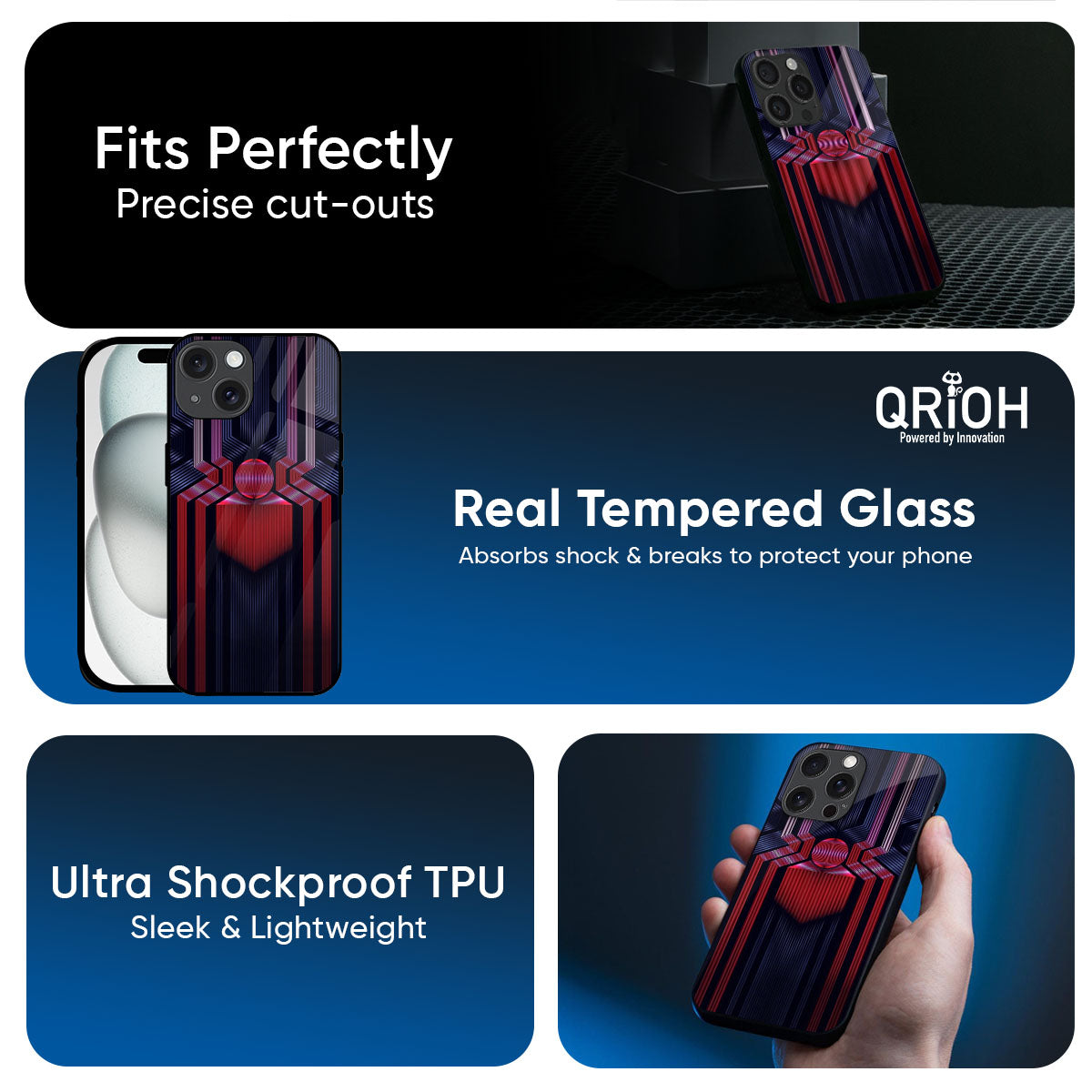 Super Art Logo Glass Case For iPhone 17 Pro Max