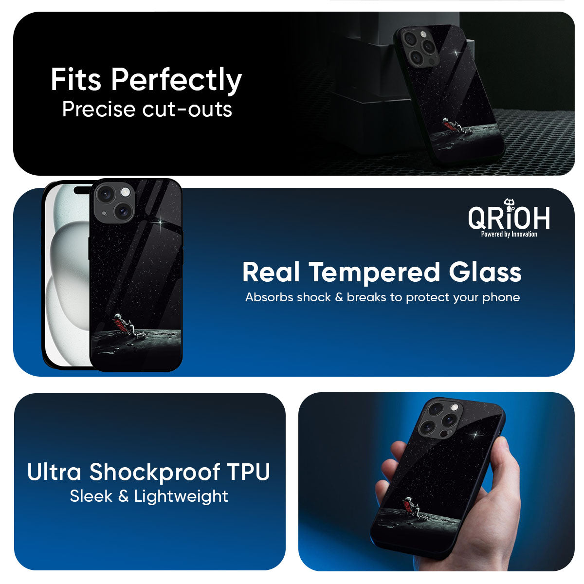 Relaxation Mode On Glass Case For iPhone 17 Pro Max