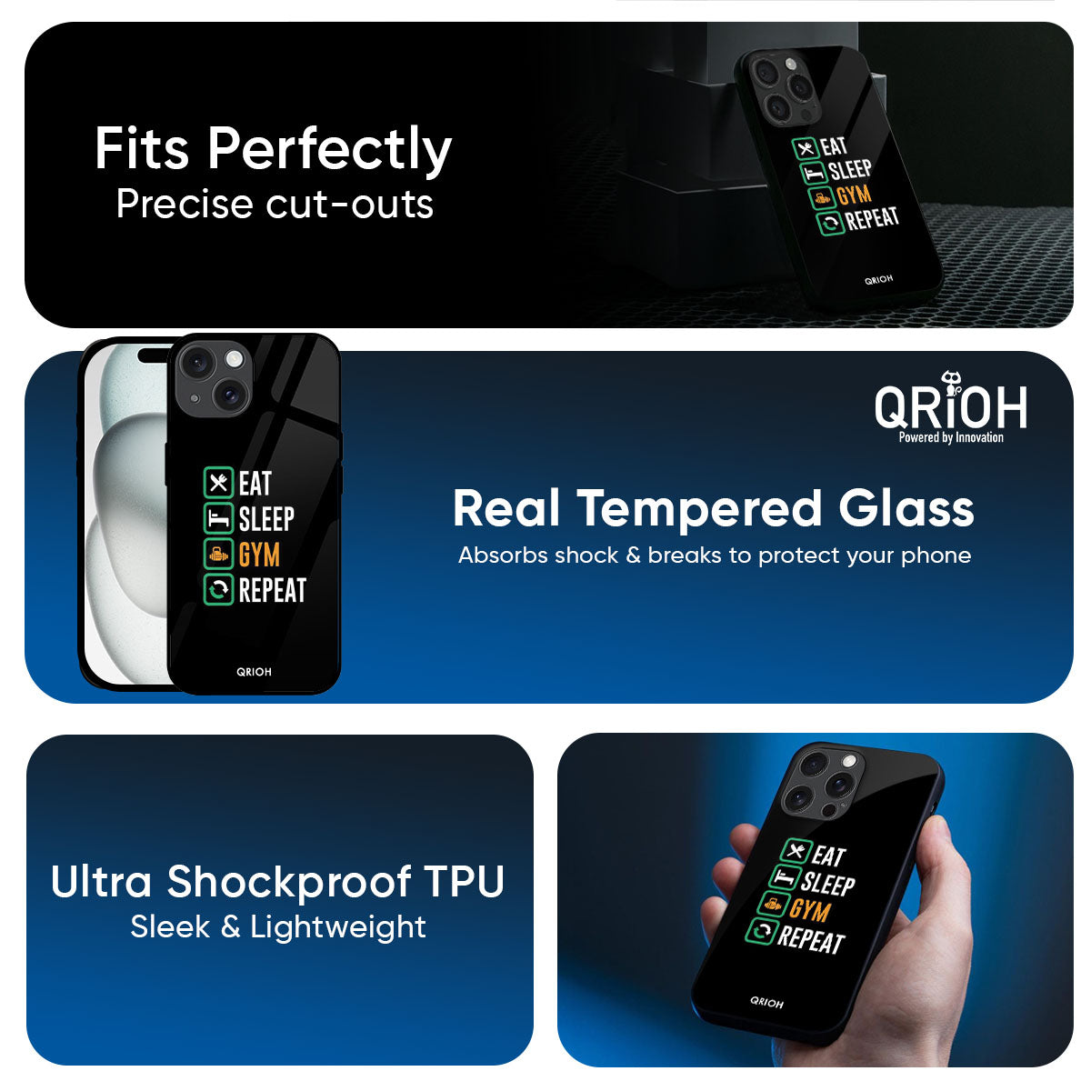 Daily Routine Glass Case for iPhone 17 Pro Max