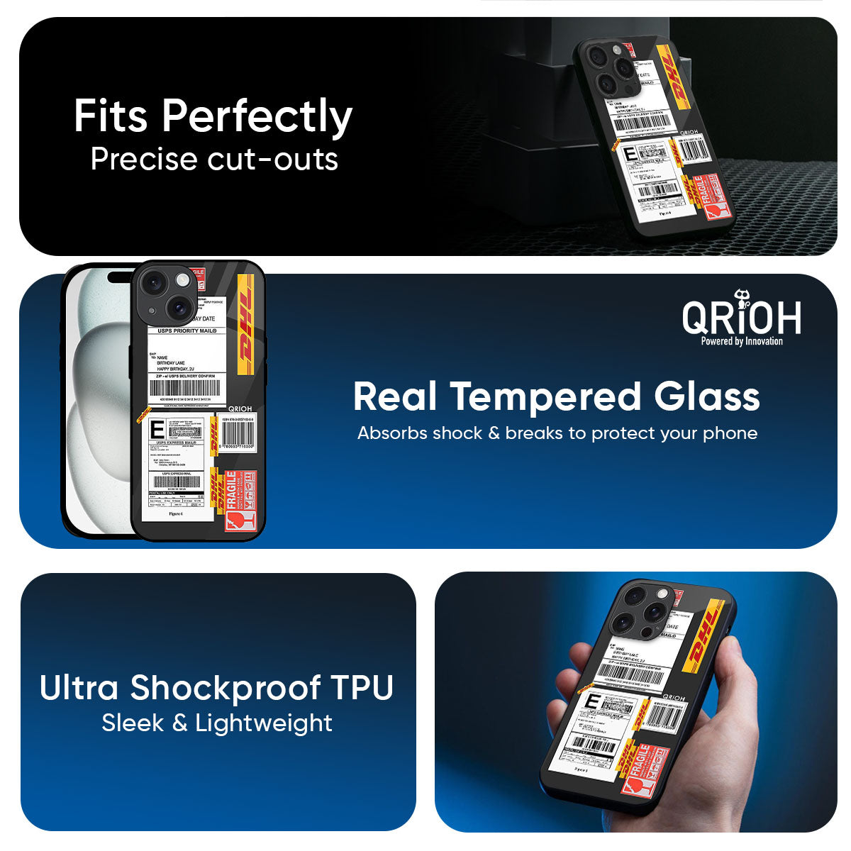 Cool Barcode Label Glass Case For iPhone 17 Pro Max