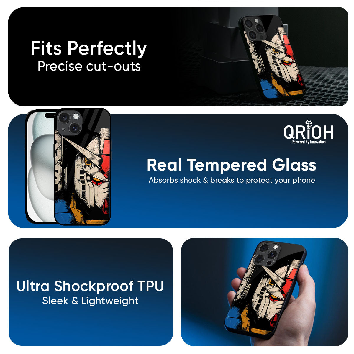 Transformer Art Glass Case for iPhone 17 Pro Max