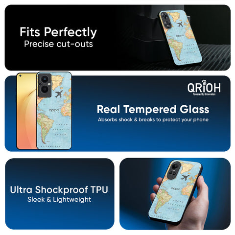 Fly Around The World Glossy Case for Oppo Reno13 Pro 5G