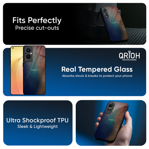 Rusty Gradient Glossy Case for Oppo Reno13 Pro 5G