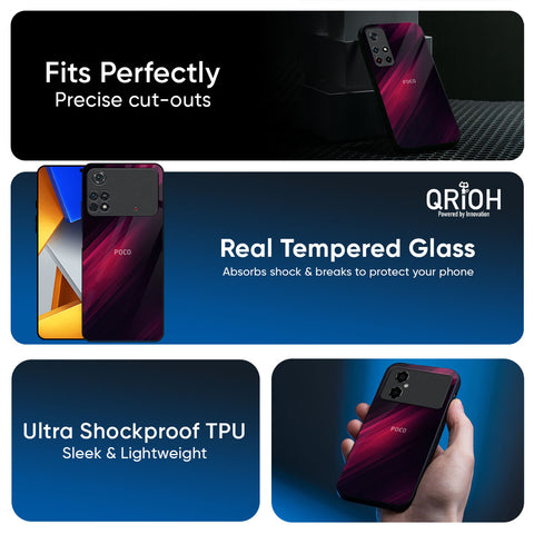 Razor Black Glossy Case for Poco F6 5G