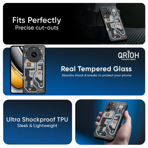 Retro Futuristic Glossy Case for Realme P3 5G