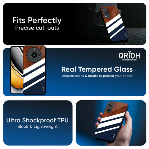 Bold Stripes Glossy Case for Realme P3 5G
