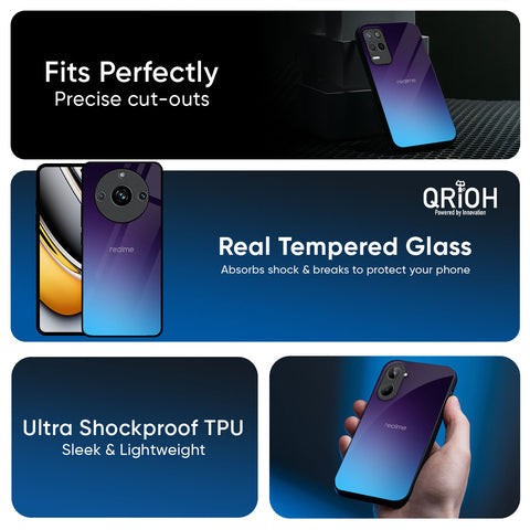 Dark Ocean Glossy Case for Realme 14x 5G