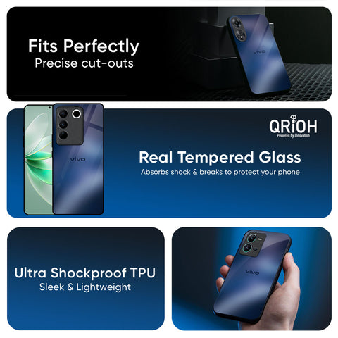 Dark Sea Glossy Case for Vivo V50e 5G