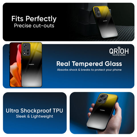 Yellow Shadow Glossy Case for Redmi 14C 5G