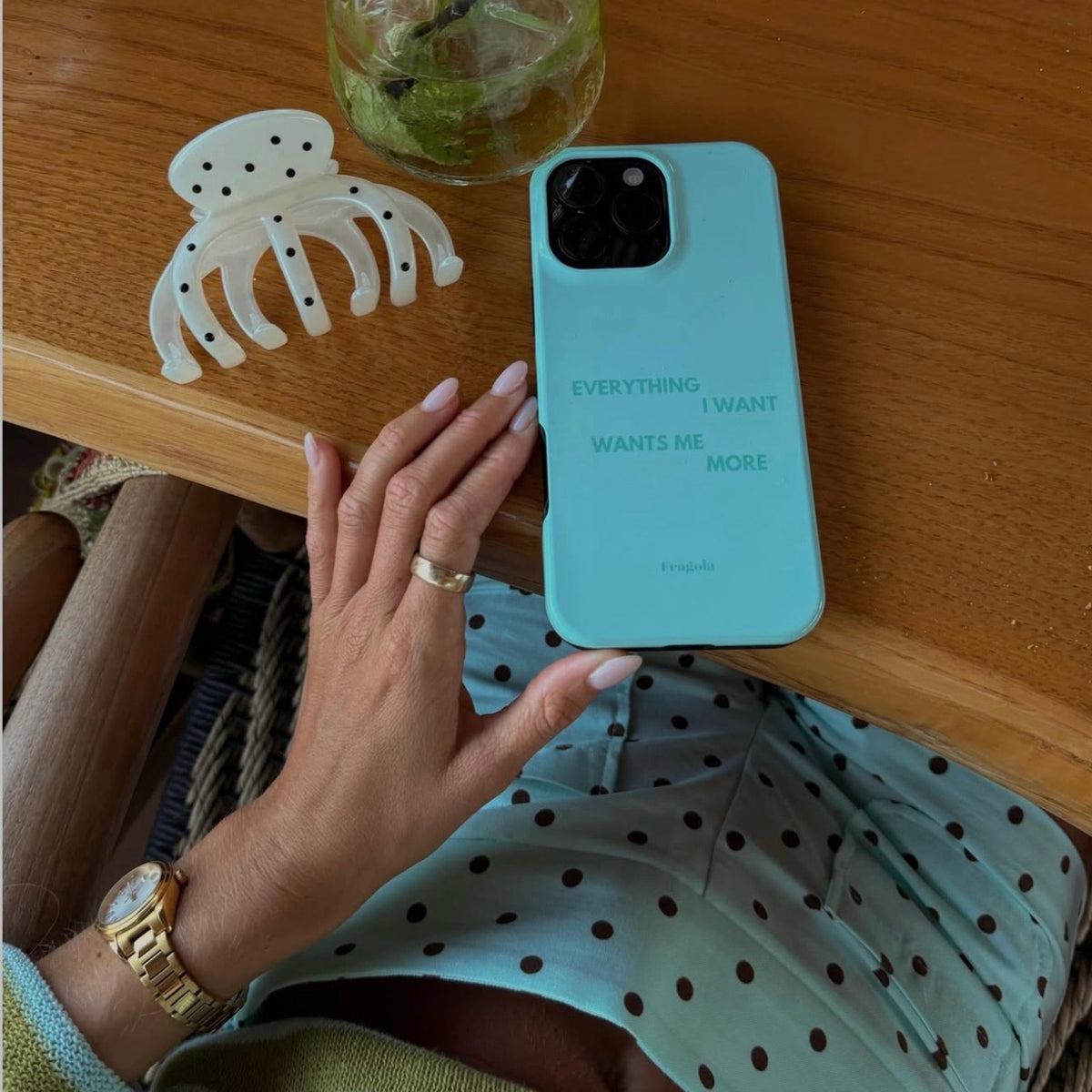 Aqua Premium Tough Shining Phone Case (Double Layer) Available For All iPhone Models