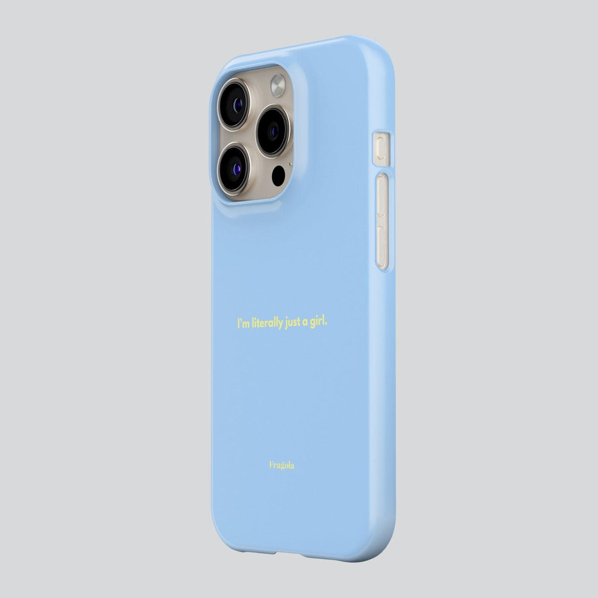 Just a Girl Premium Tough Shining Phone Case (Double Layer) Available For All iPhone Models