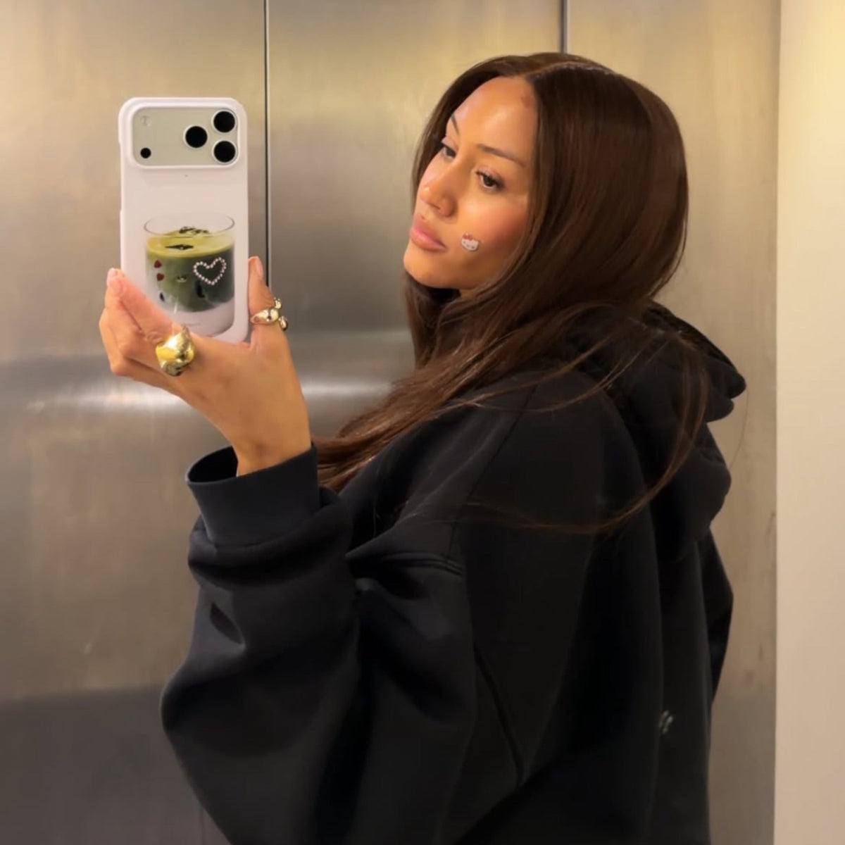 Almond Milk Premium Tough Shining Phone Case (Double Layer) Available For All iPhone Models