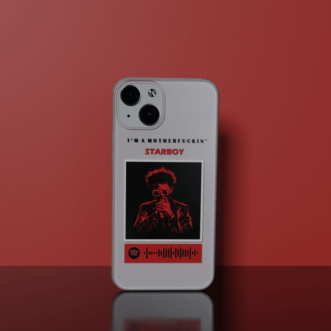 Freaking' Starboy - Soft Transparent Silicon Case Acrylic (Anti Yellow)