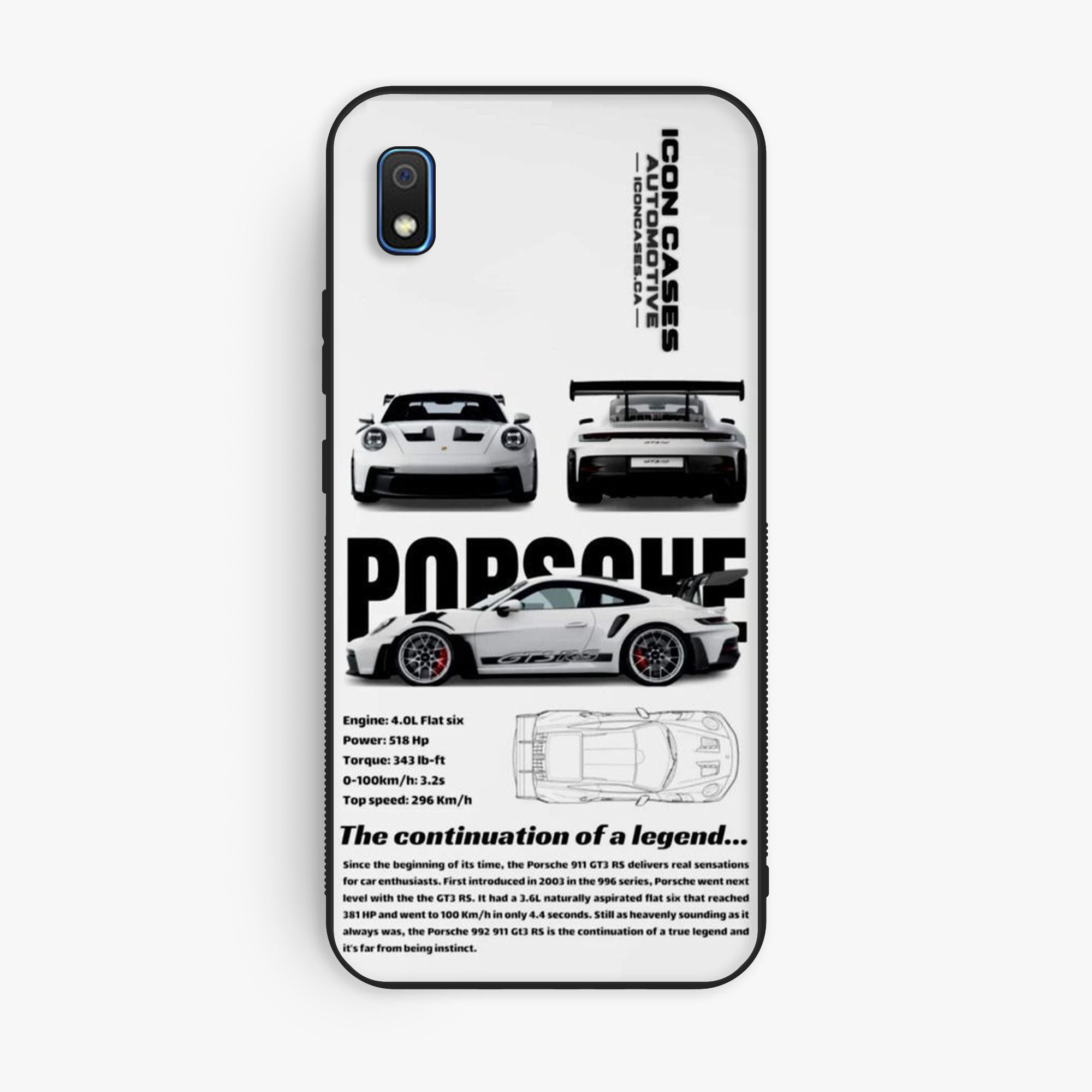 Samsung Galaxy A10 - Wallpaper 100 - Premium Printed Glossy Phone Case