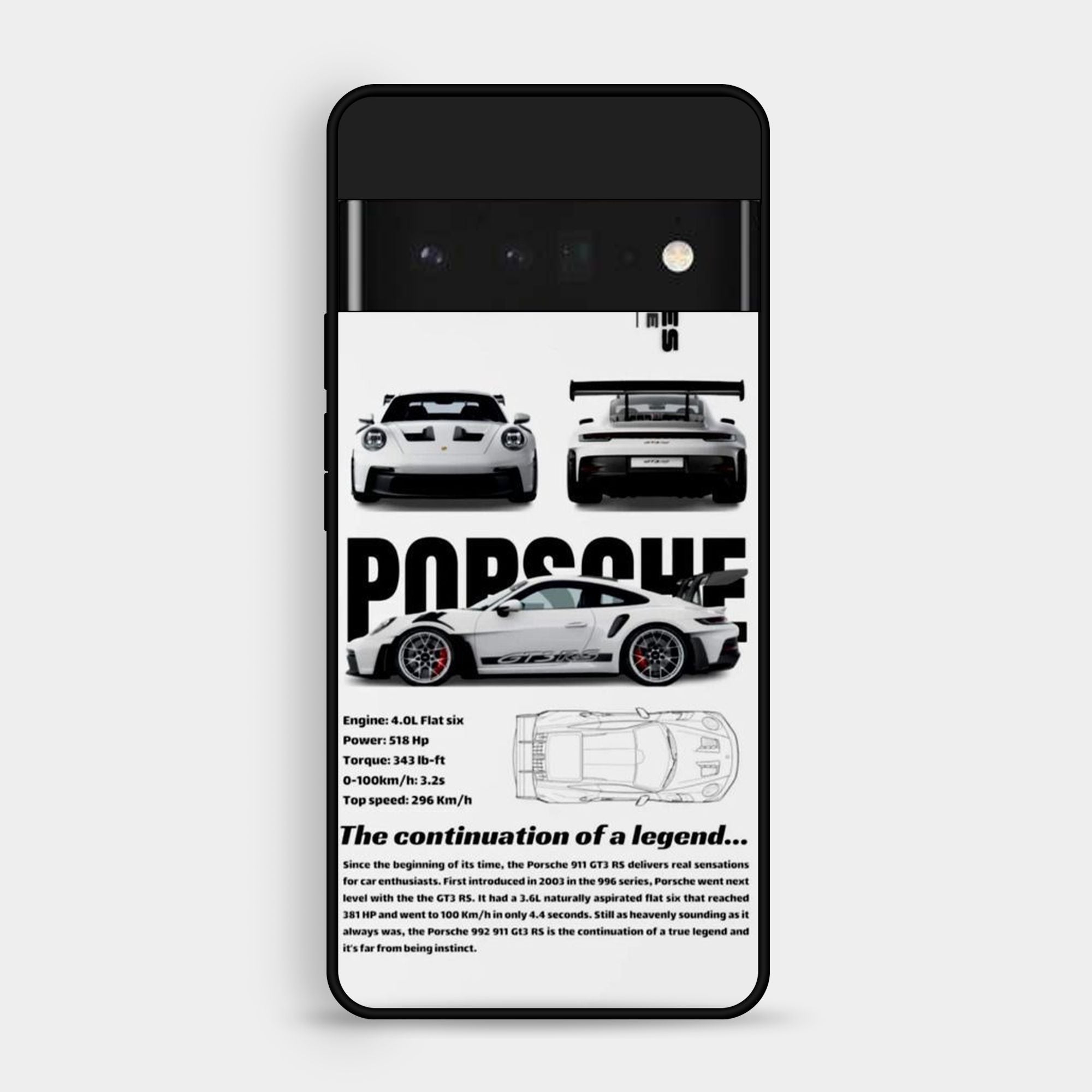 Google Pixel 6a - Wallpaper 100 - Premium Printed Glossy Phone Case