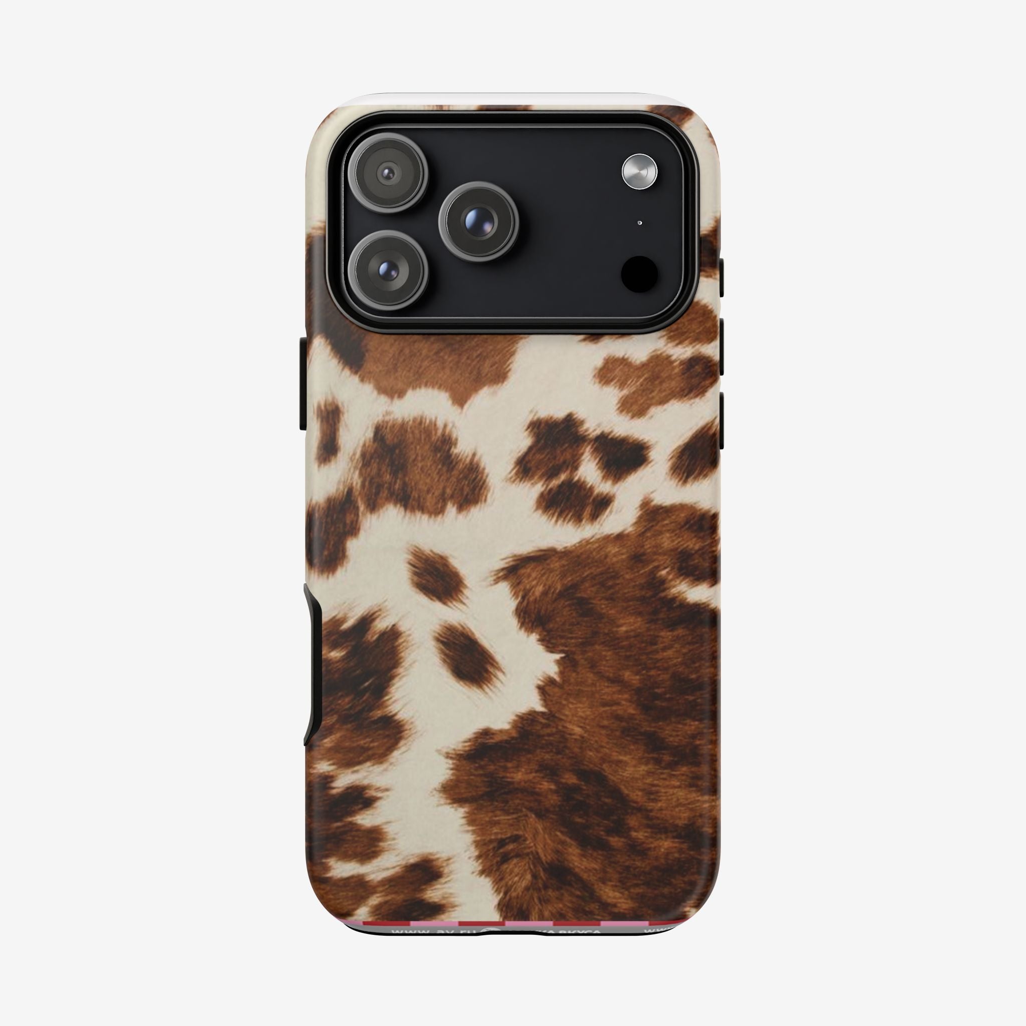 Cow Print Tough Case  Available For All iPhone Models