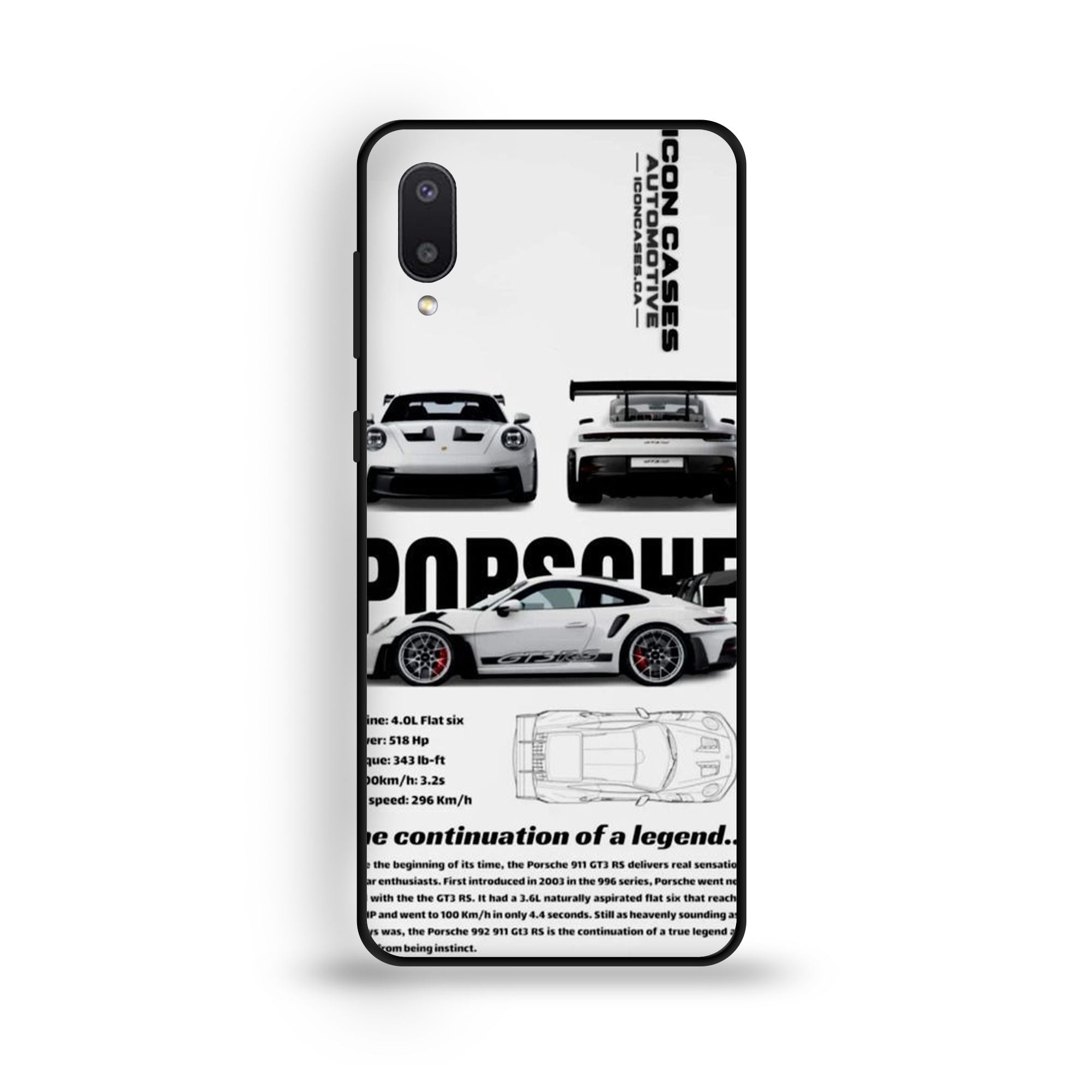 Samsung Galaxy A02 - Wallpaper 100 - Premium Printed Glossy Phone Case