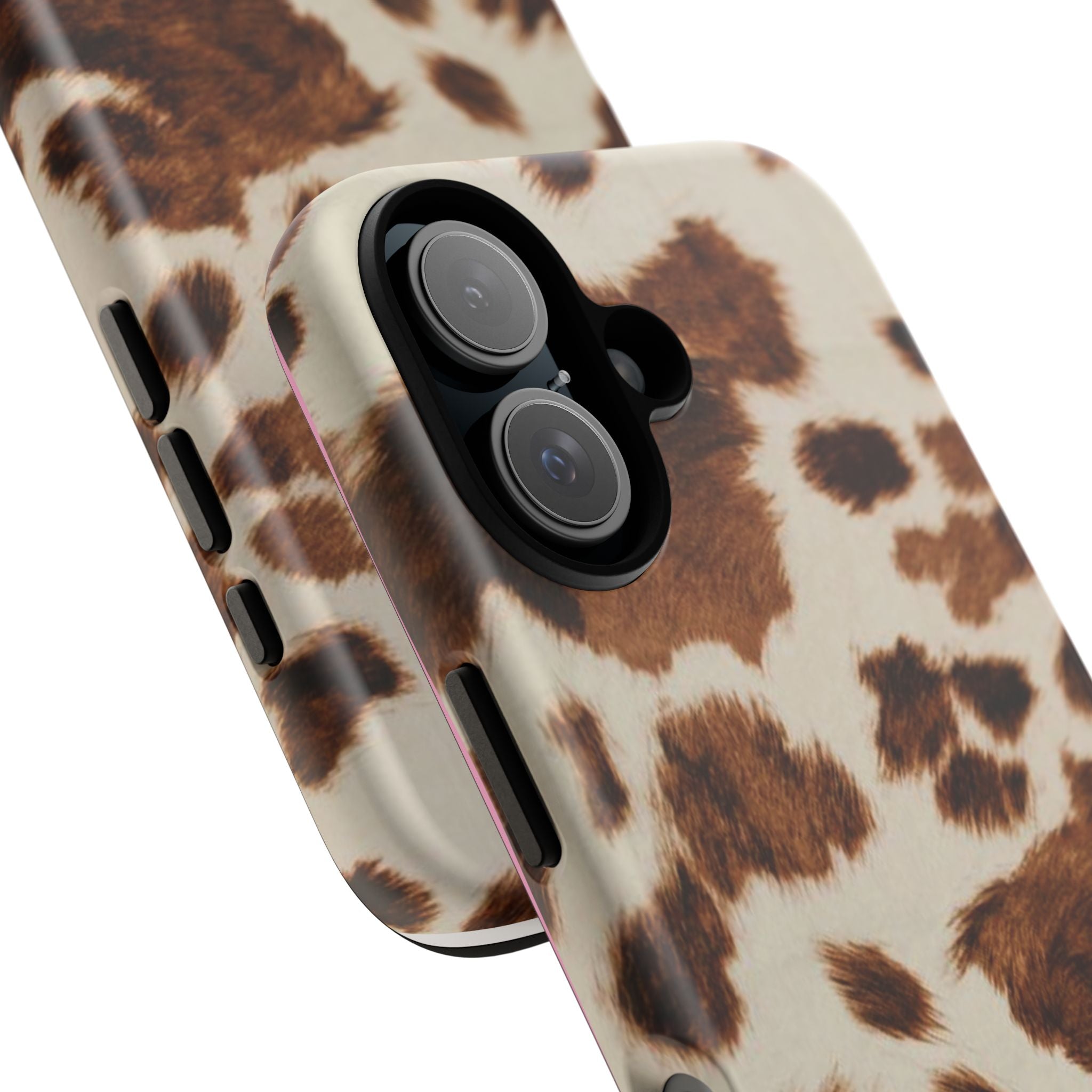 Cow Print Tough Case  Available For All iPhone Models