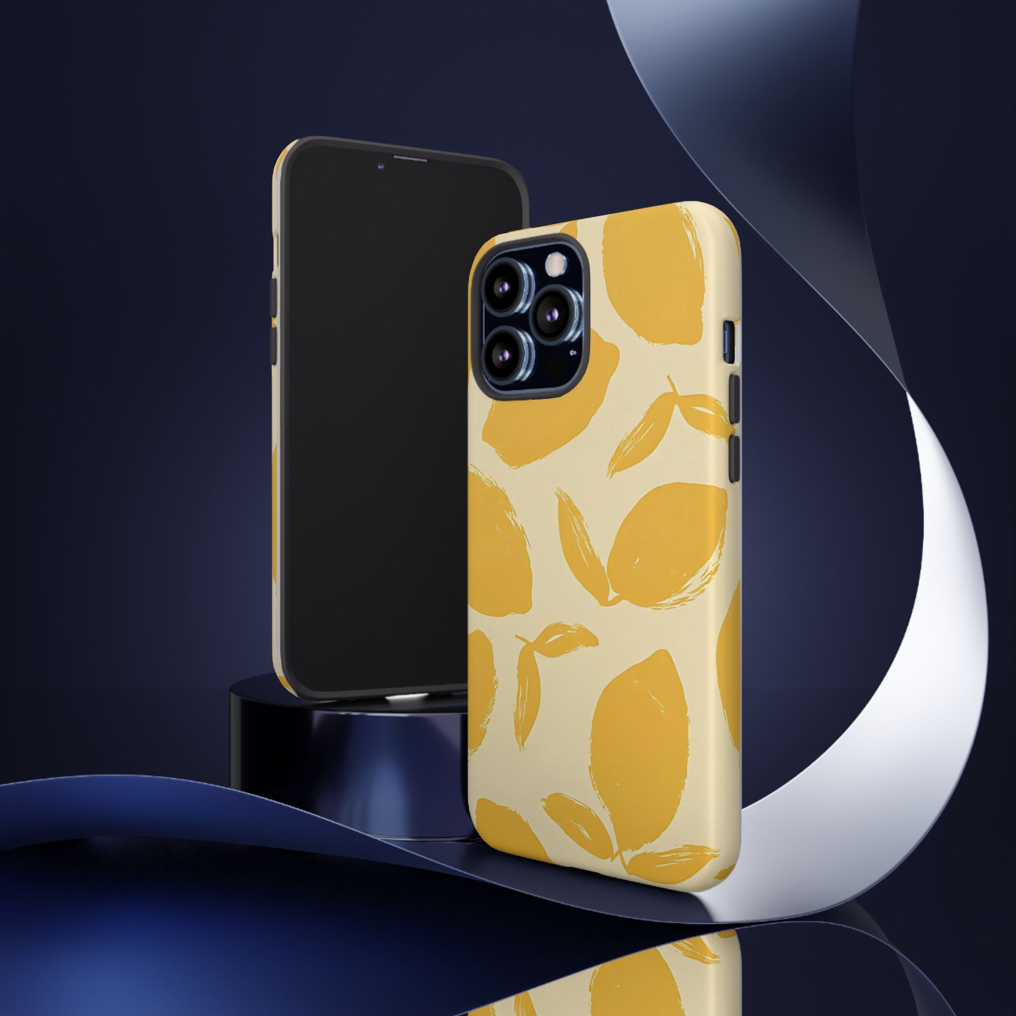 Citrus Glow Premium Tough Shining Phone Case (Double Layer) Available For All iPhone Models