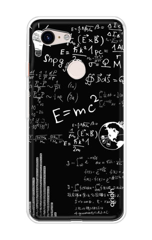 Equation Doodle Soft Cover for Google Pixel 3 XL