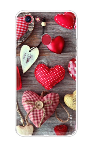 Valentine Hearts Soft Cover for Oppo F7 Youth