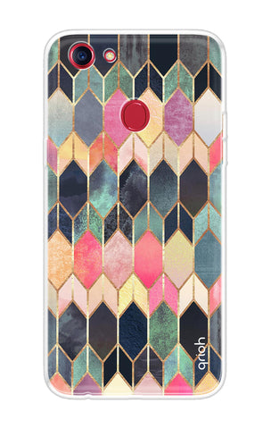 Shimmery Pattern Soft Cover for Oppo F7 Youth