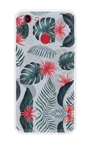 Retro Floral Leaf Soft Cover for Oppo F7 Youth