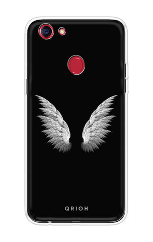 White Angel Wings Soft Cover for Oppo F7 Youth