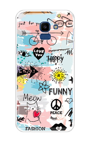 Happy Doodle Soft Cover for Samsung Galaxy ON6