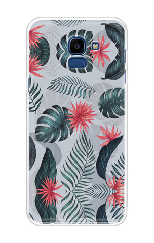 Retro Floral Leaf Soft Cover for Samsung Galaxy ON6