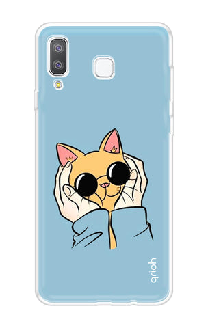 Attitude Cat Soft Cover for Samsung Galaxy A8 Star