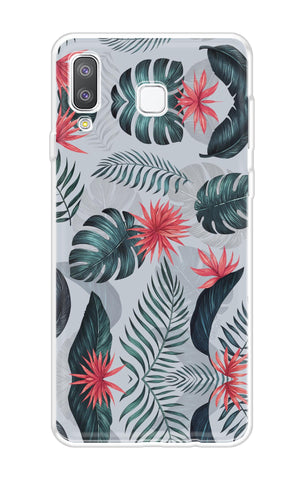 Retro Floral Leaf Soft Cover for Samsung Galaxy A8 Star