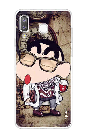 Nerdy Shinchan Soft Cover for Samsung Galaxy A8 Star