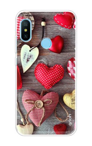 Valentine Hearts Soft Cover for Xiaomi Redmi 6 Pro