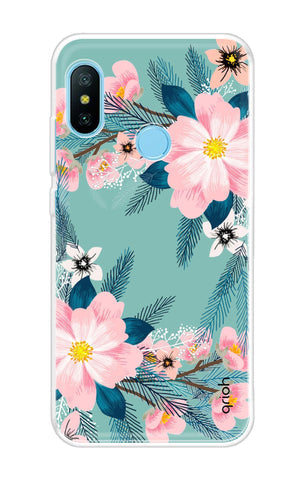 Wild flower Soft Cover for Xiaomi Redmi 6 Pro