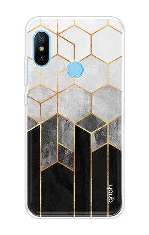 Hexagonal Pattern Soft Cover for Xiaomi Redmi 6 Pro
