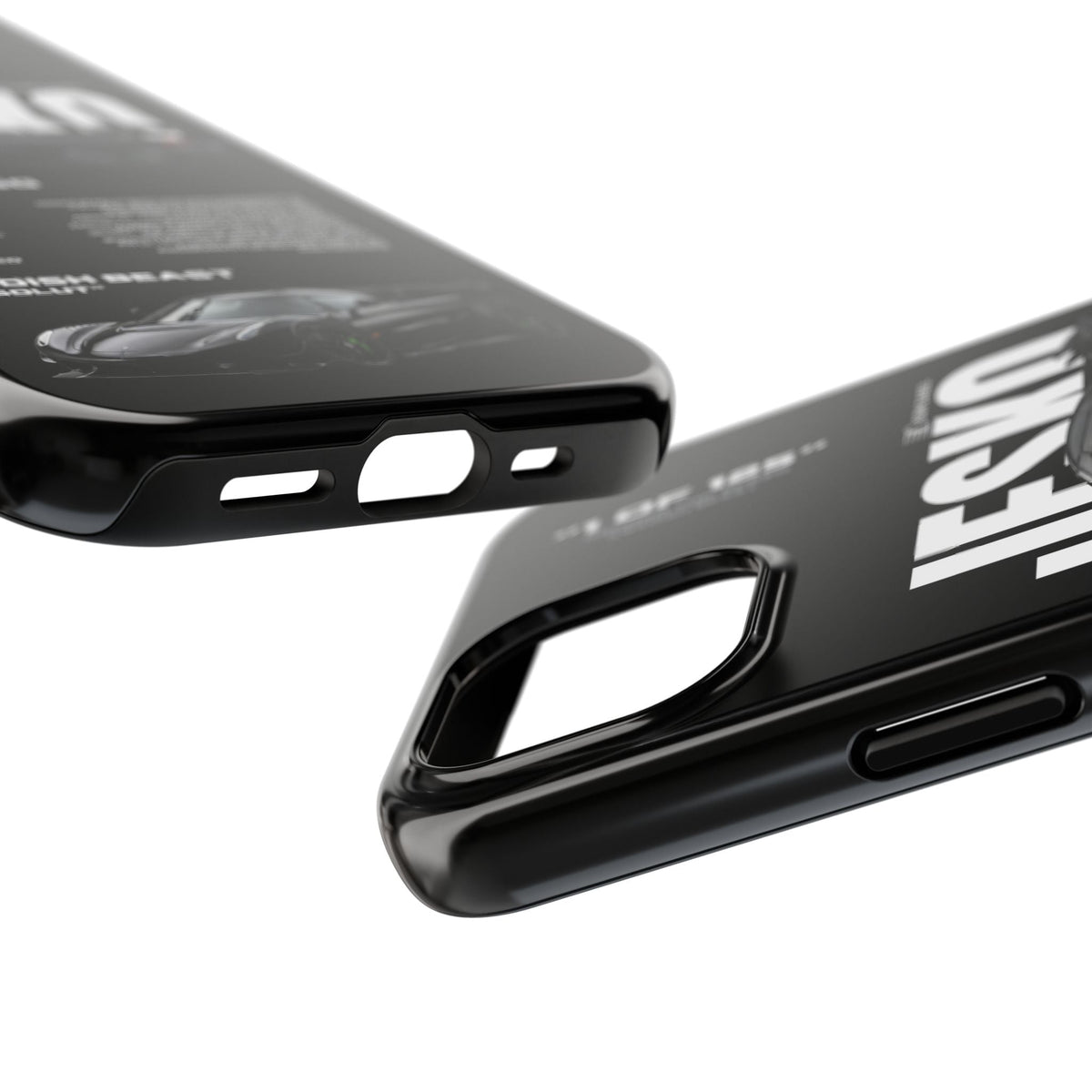 Koenigsegg Jesko Black Premium Tough Shining Phone Case (Double Layer) Available For All iPhone Models