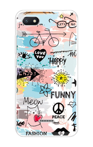 Happy Doodle Soft Cover for Xiaomi Redmi 6A