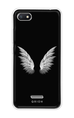 White Angel Wings Soft Cover for Xiaomi Redmi 6A